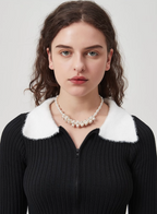 AWE Luxury Flower Pearl Necklace