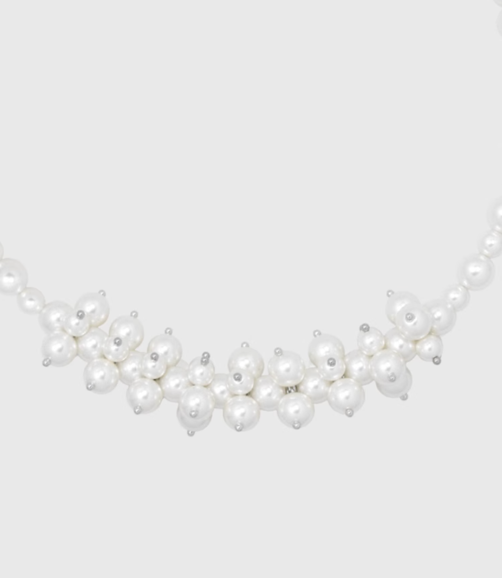 AWE Luxury Flower Pearl Necklace