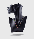 AWE Agate Tourmaline Beaded Necklace