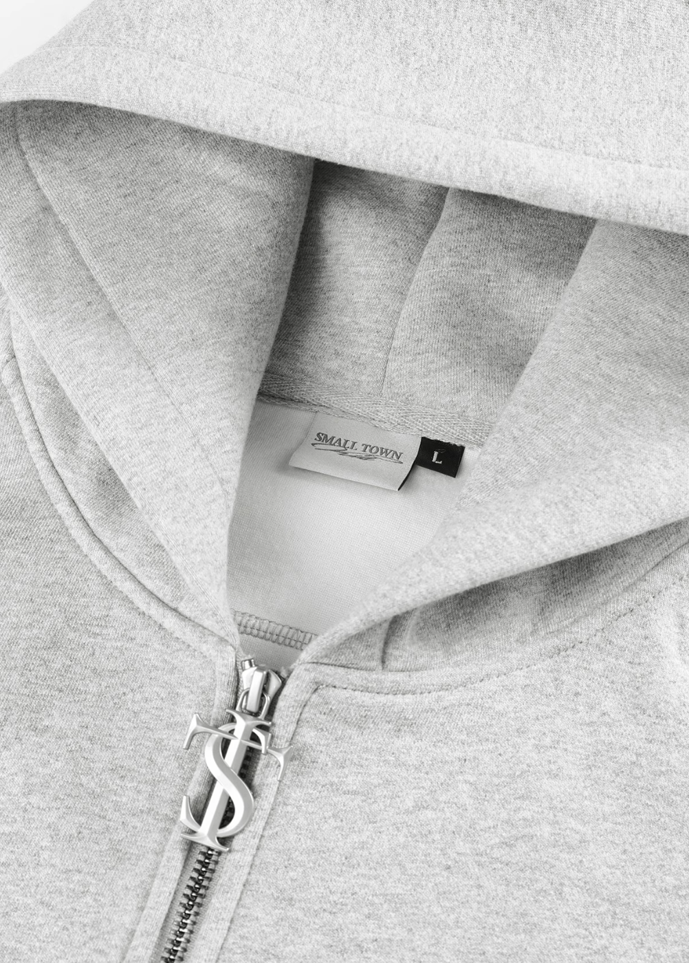 Small Town Kid 3D Logo Function Zip-Up Hoodie