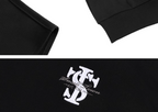 Small Town Kid Basic Embroidered Logo Sleeveless Hoodie