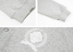 Small Town Kid Badge Embroidered Polo Sweatshirt