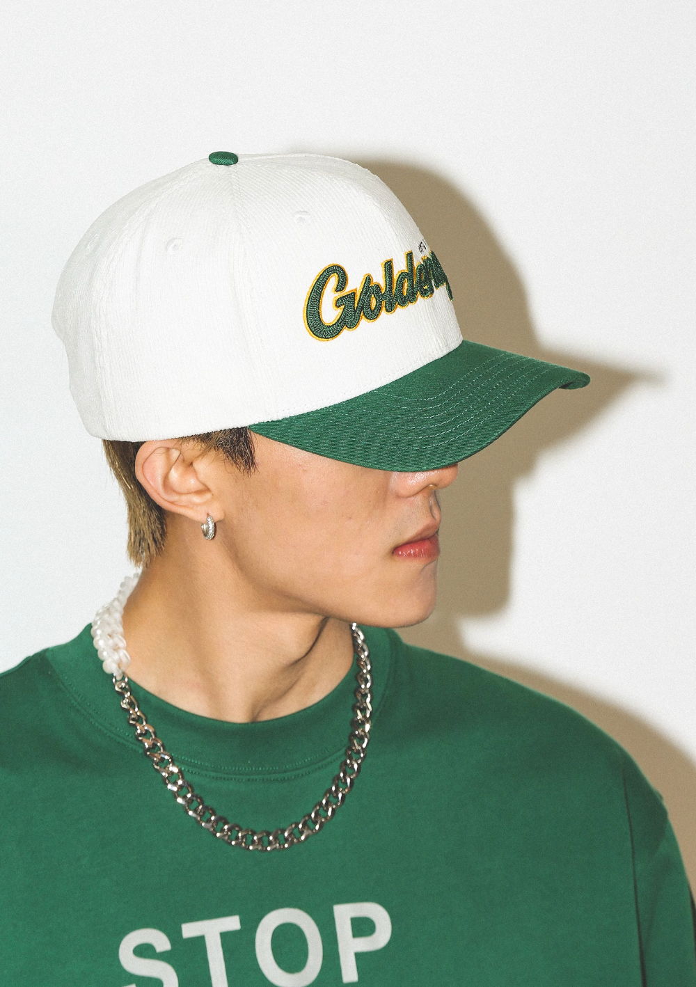 UNTILWERICH 3D Embroidered Corduroy Baseball Cap
