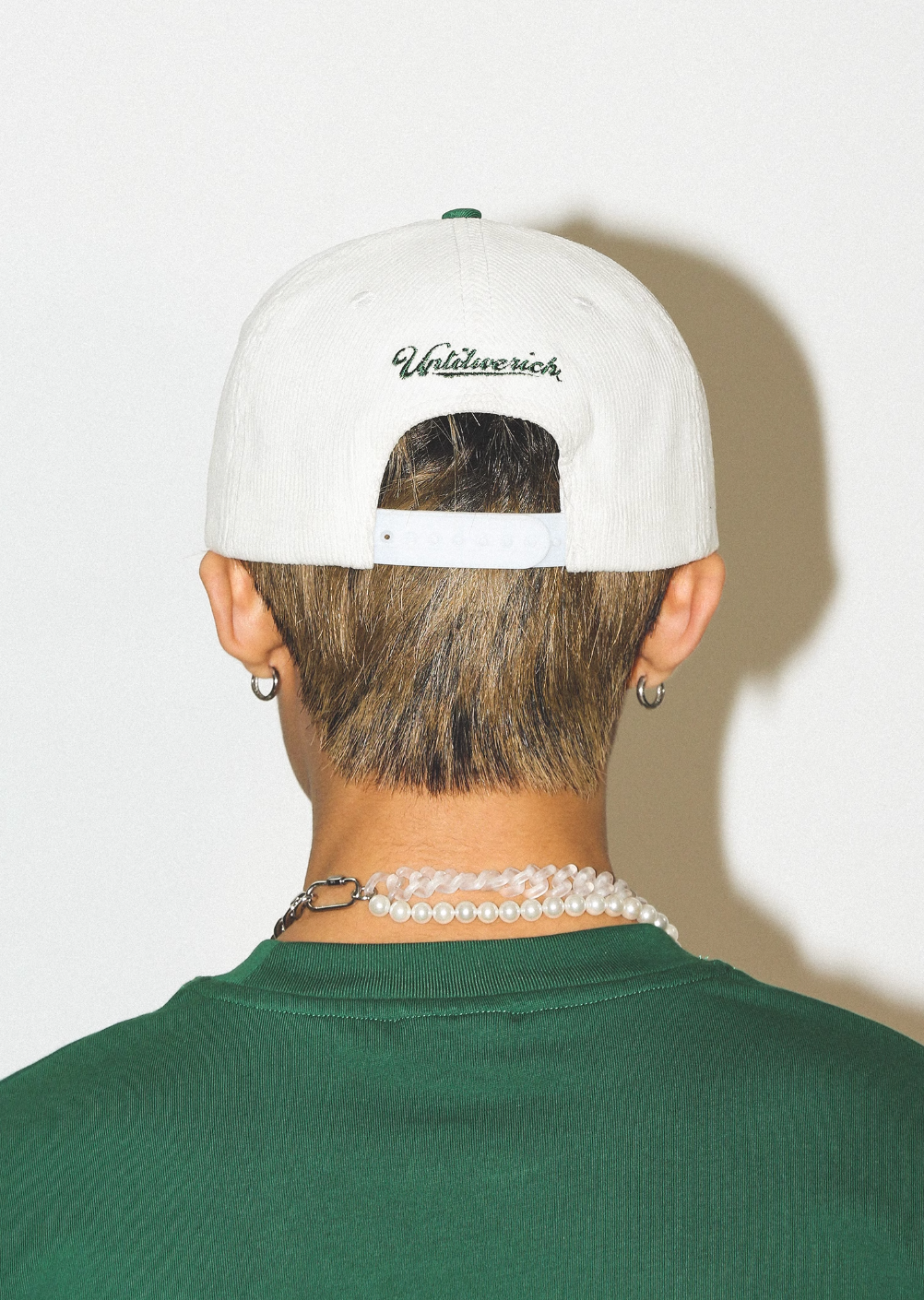 UNTILWERICH 3D Embroidered Corduroy Baseball Cap