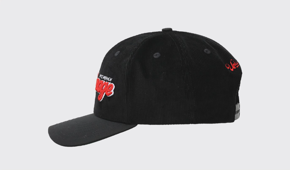 UNTILWERICH 3D Embroidered Corduroy Baseball Cap