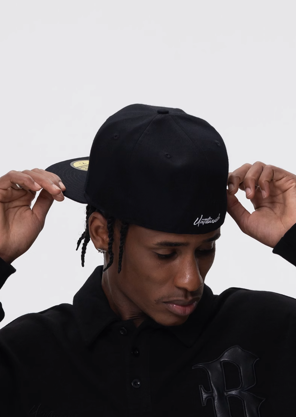 UNTILWERICH 3D Logo Embroidered Baseball Cap