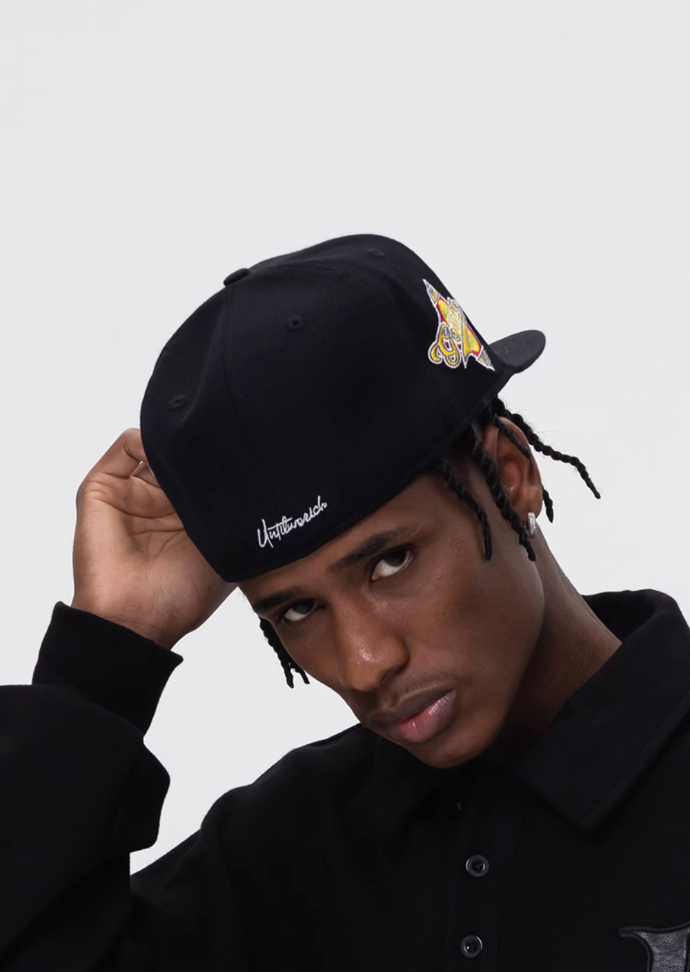 UNTILWERICH 3D Logo Embroidered Baseball Cap