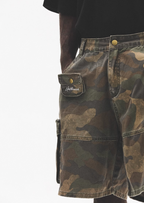 UNTILWERICH Camouflage Multi Pocket Work Cargo Shorts