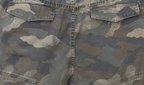 UNTILWERICH Camouflage Multi Pocket Work Cargo Shorts