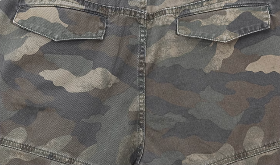 UNTILWERICH Camouflage Multi Pocket Work Cargo Shorts