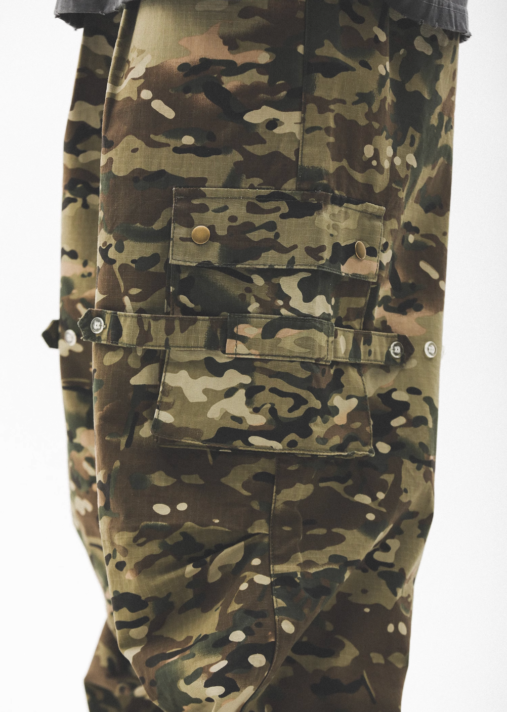 UNTILWERICH Military Camouflage Paratrooper Work Pants