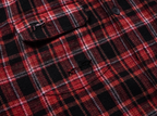 UNDERWATER Scarlet Plaid Deconstructed Destroyed Shirt Jacket