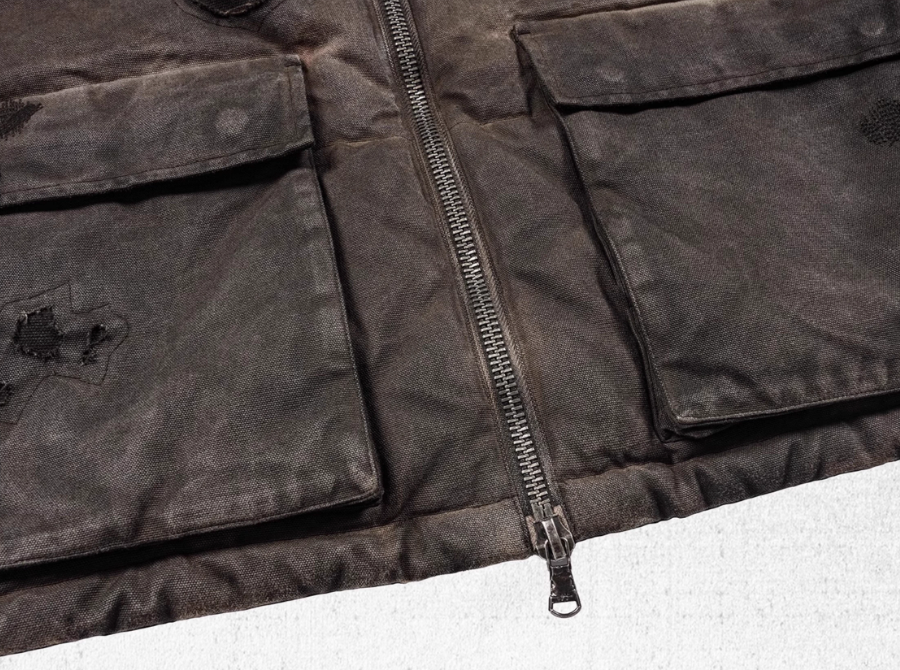 UNDERWATER Handmade Distressed Stitch Jacket