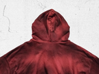 UNDERWATER Ashes Red Dirty Dye Old Deconstructed Destruction Hoodie