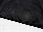 UNDERWATER Dust Black Deconstructed Destruction Hoodie