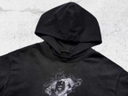 UNDERWATER Destruction Fake Layered Prisoner Print Hoodie