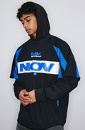 NOVACAM Soccer Jersey-Style Fake Two-Piece Hoodie
