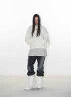 BLIND NO PLAN Layered Design Printed Hoodie