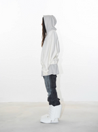 BLIND NO PLAN Layered Design Printed Hoodie
