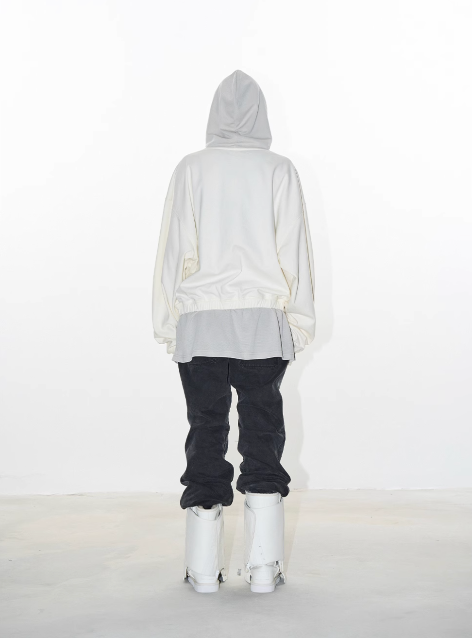 BLIND NO PLAN Layered Design Printed Hoodie