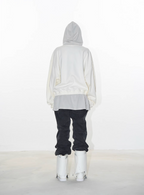 BLIND NO PLAN Layered Design Printed Hoodie