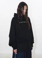 BLIND NO PLAN Layered Design Printed Hoodie
