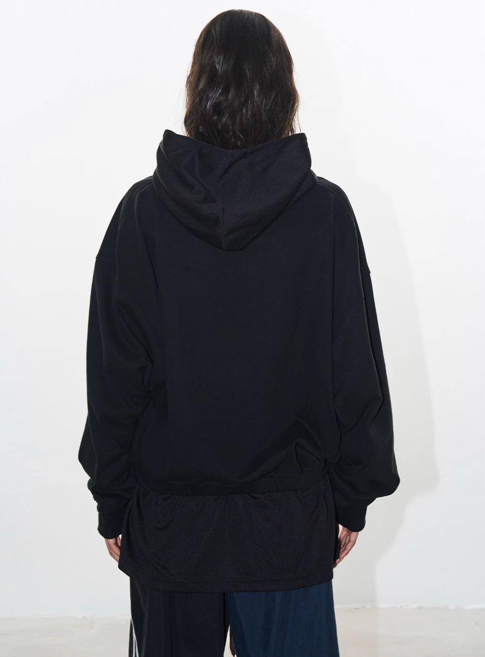 BLIND NO PLAN Layered Design Printed Hoodie