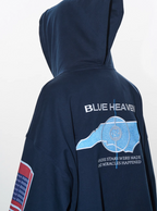 BLIND NO PLAN Reconstructed Printed Embroidered Hoodie