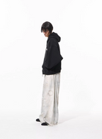 BLIND NO PLAN 3D Reconstructed Inverted Sleeves Zip-Up Hoodie