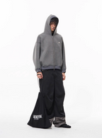 BLIND NO PLAN 3D Reconstructed Inverted Sleeves Zip-Up Hoodie