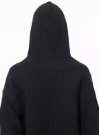 BLIND NO PLAN 3D Reconstructed Inverted Sleeves Zip-Up Hoodie