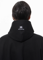 BLIND NO PLAN 3D Reconstructed Metal Logo Zip-Up Hoodie