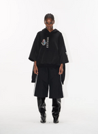 BLIND NO PLAN Double Sleeve Layered Washed Printed Embroidered Hoodie