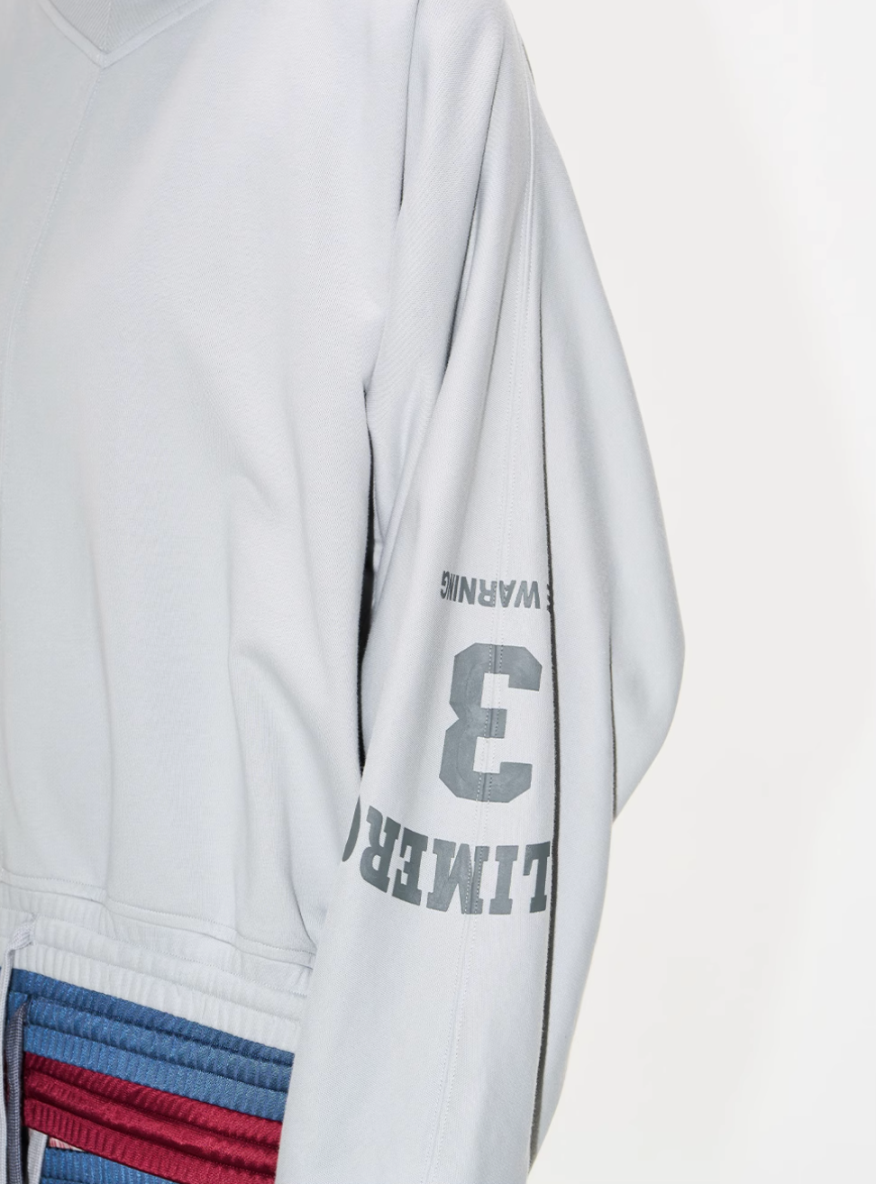 BLIND NO PLAN Multi-Layered Reconstructed Screen-Printed Hoodie