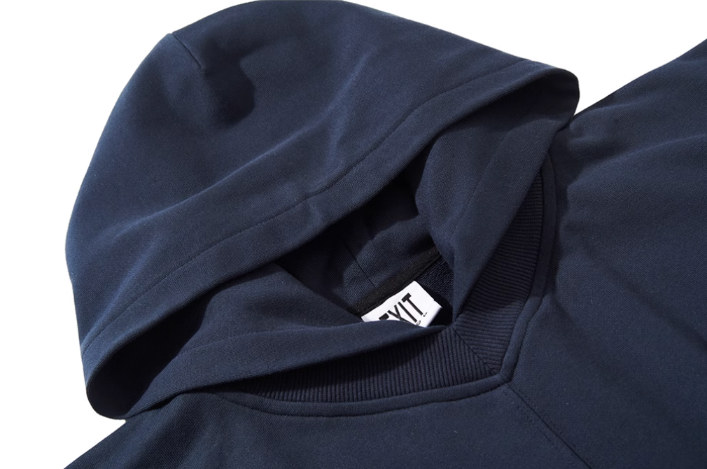 BLIND NO PLAN Multi-Layered Reconstructed Screen-Printed Hoodie