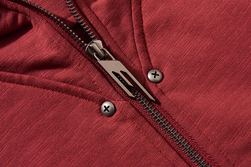 BLIND NO PLAN Logo Studded Embellished Zip-Up Hoodie