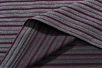 BLIND NO PLAN Striped Raw-Edge Patch Polo