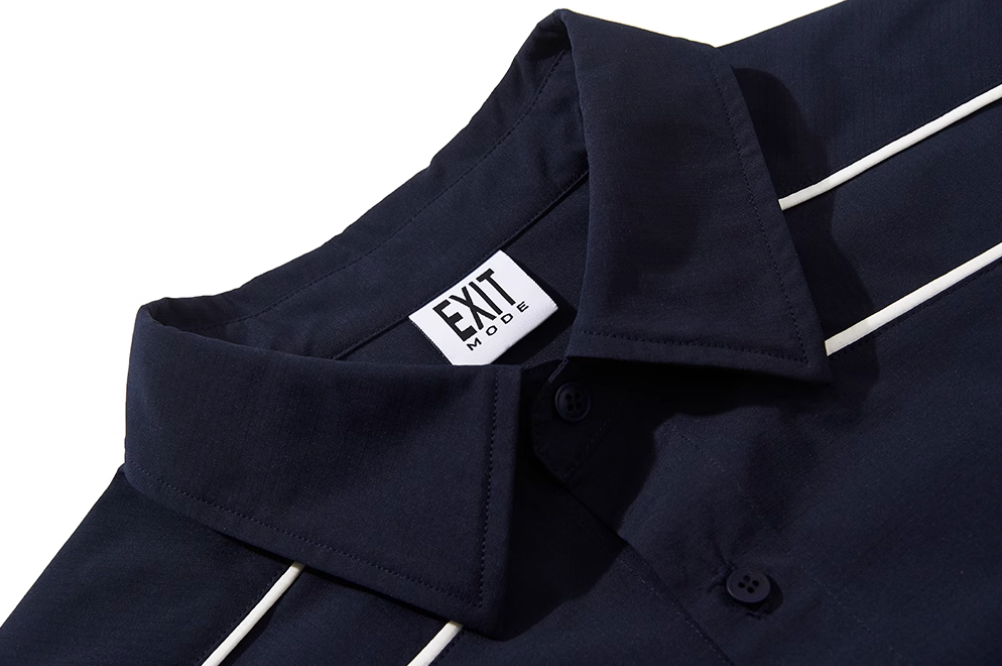 BLIND NO PLAN EXITMODE Colorblocked Sports Shirt