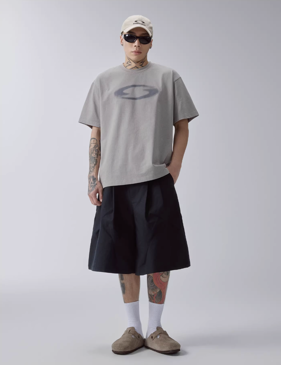 F2CE Basic Shadow Logo Printed Tee