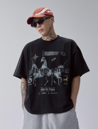 F2CE Washed RÈVE DES ASTRES Print Tee