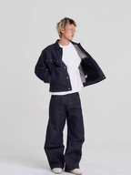 EVILKNIGHT(EK) Classic Tailoring Line Wide-Leg Jeans