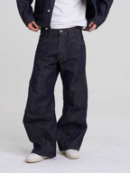 EVILKNIGHT(EK) Classic Tailoring Line Wide-Leg Jeans