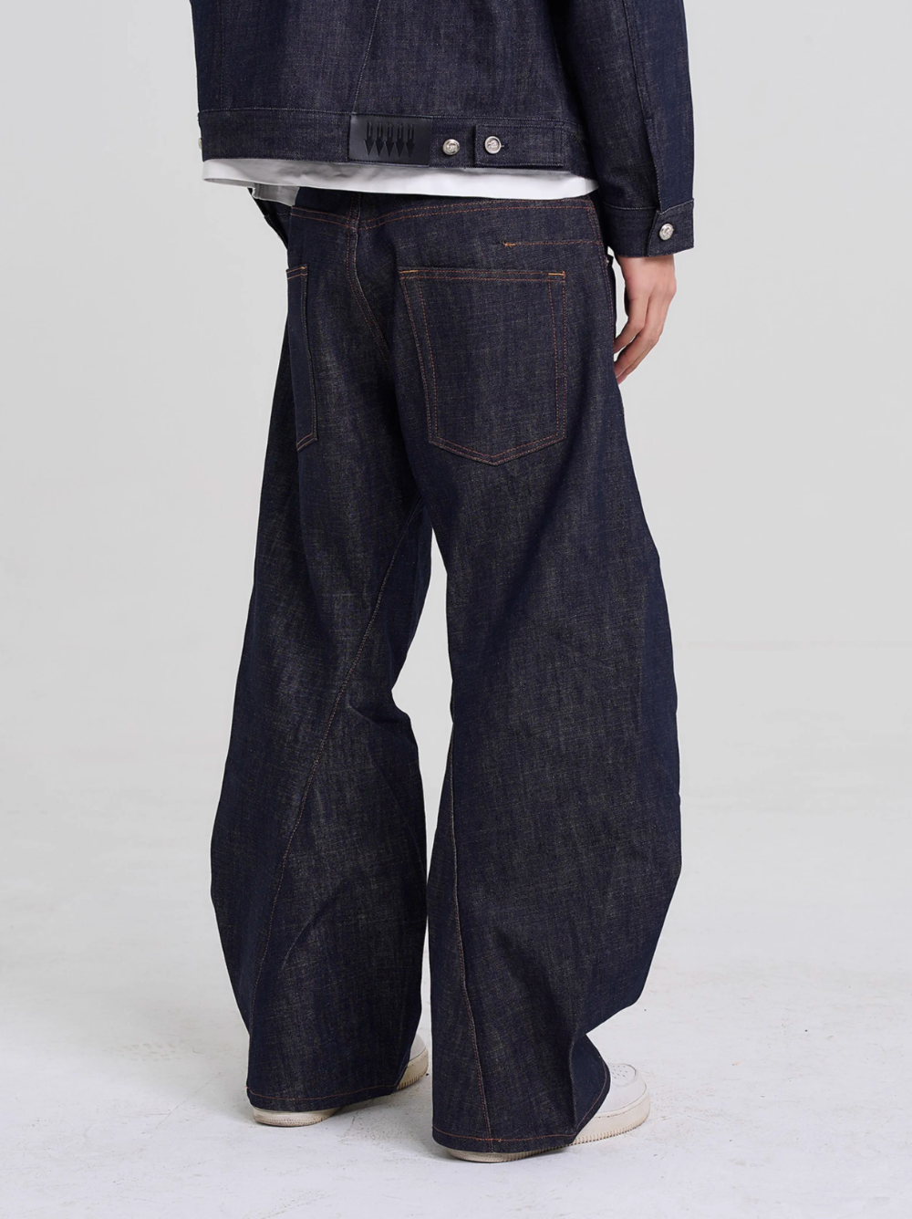 EVILKNIGHT(EK) Classic Tailoring Line Wide-Leg Jeans