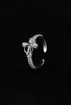 Small Town Kid Cubic Zirconia Cross Diamond Ring