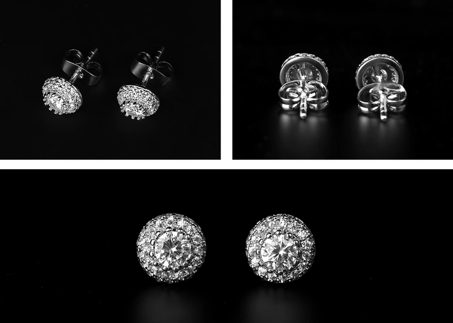 Small Town Kid Cubic Zirconia Stud Earrings