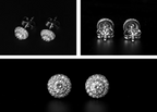 Small Town Kid Cubic Zirconia Stud Earrings