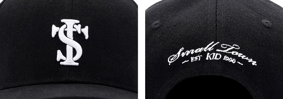 Small Town Kid Basic 3D Logo Embroidered Baseball Cap