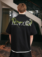 Harsh and Cruel Floral Embroidered Cuban Shirt