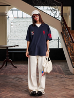 Harsh and Cruel Terry Badge Embroidered Polo