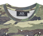 STEEPC Aged Forest Camo Pearl Embellished Print Tee